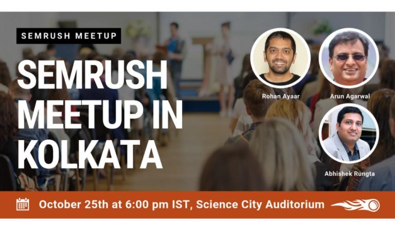 SEMRUSH Meet up in Kolkata at Science City Auditorium
